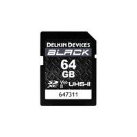 Delkin Devices 64GB Black UHS-II SDXC U3 V90 Hafıza Kartı