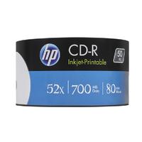 HP CD-R Inkjet-Printable 52x 700MB 50 Pack