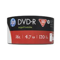HP DVD-R Inkjet-Printable 16x 4.7GB 50 Pack