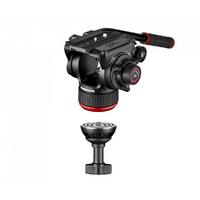 Manfrotto MVH504XTWINGA Nitrotech 504 Alu Twin G Video Tripod Kiti