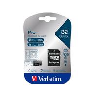 Verbatim 32GB Micro SDHC Pro Class 10 Hafıza Kartı