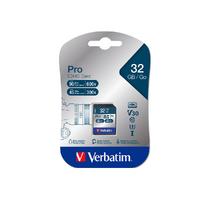 Verbatim 32GB SDHC Pro U3 Hafıza Kartı