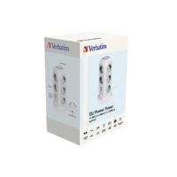 Verbatim EUPT-01 EU Çok Fişli Güç Kulesi - 11xAC / 2xUSB / 2xType-C