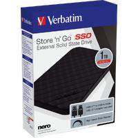 VERBATIM SNG PORTABLE SSD USB 3.2 G1 1TB BLK -53230S