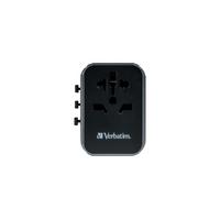 Verbatim UTA-03 Evrensel Seyahat Adaptörü - PD 30W / QC / 2 x USB-C / 2 x USB-A