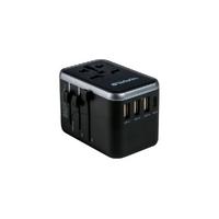 Verbatim UTA-04 Evrensel Seyahat Adaptörü - PD61W / QC / 3xUSB / 2xType-C